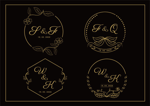 Download Wedding Monogram Template - Wedding Collection