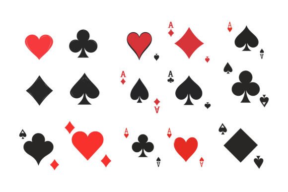 Download Set of Vector Playing Card Symbols - Car Collection