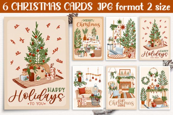 Download Christmas Cards Print Templates - Car Collection