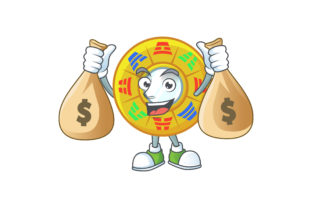 Download Chinese Circle Feng Shui Cartoon Style - Car Collection