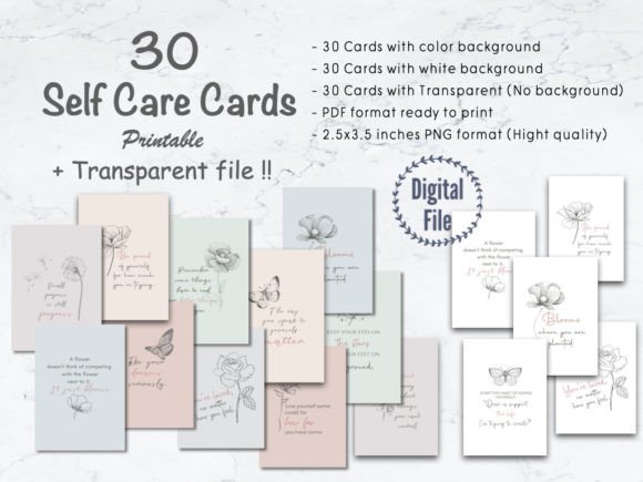 Download Self Care Affirmation Printable Cards - Car Collection