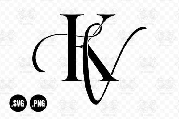 Download KV, VK, Wedding Monogram, Calligraphy - Wedding Collection